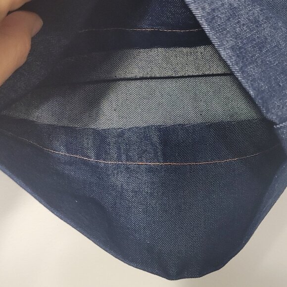 Code One NEW Women Navy Blue Cotton Blend High Rise Straight Leg Jean 15/16 NWT - Picture 10 of 17